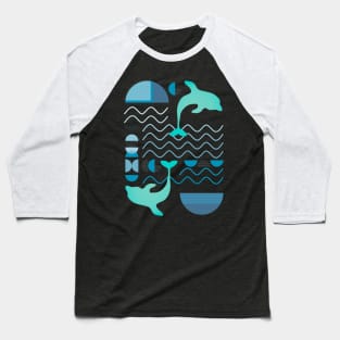 OCEANIC ABSTRACT ART Baseball T-Shirt